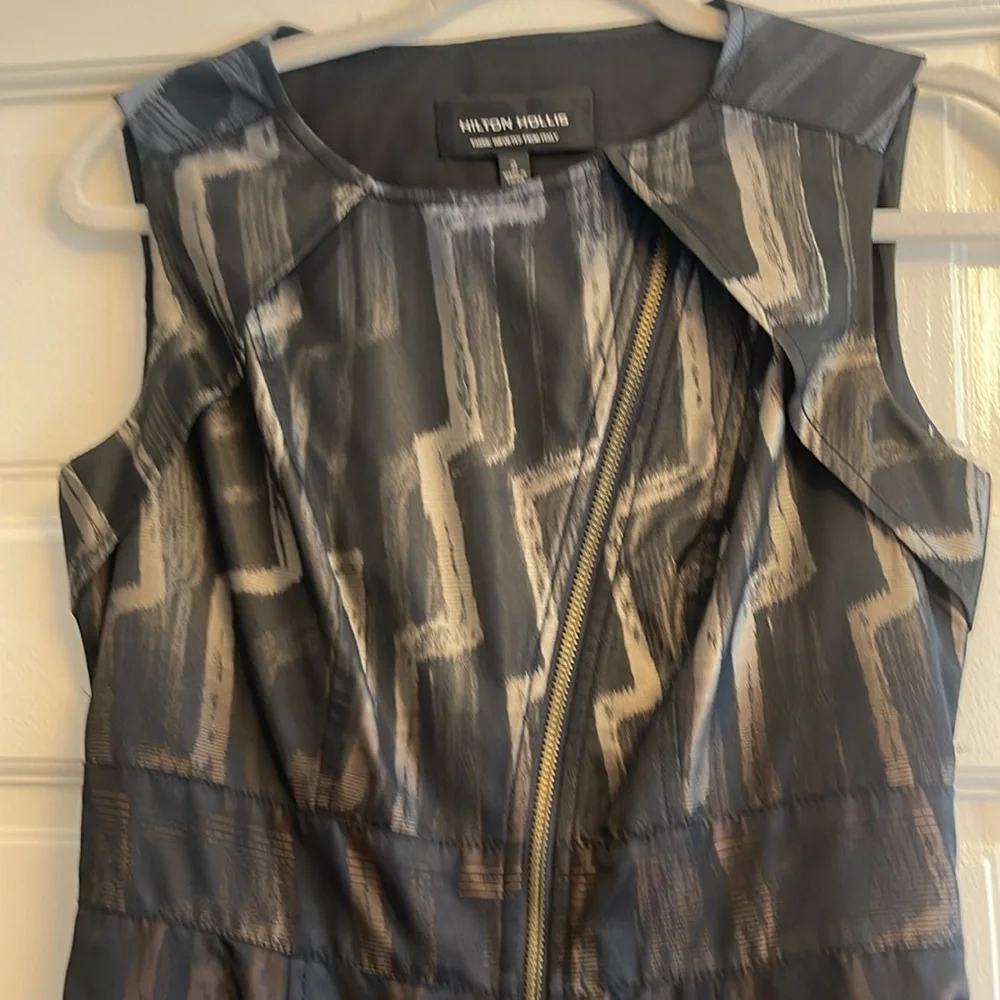 Hilton Hollis magnificent dress Italian fabric size 2 - Picture 3 of 8